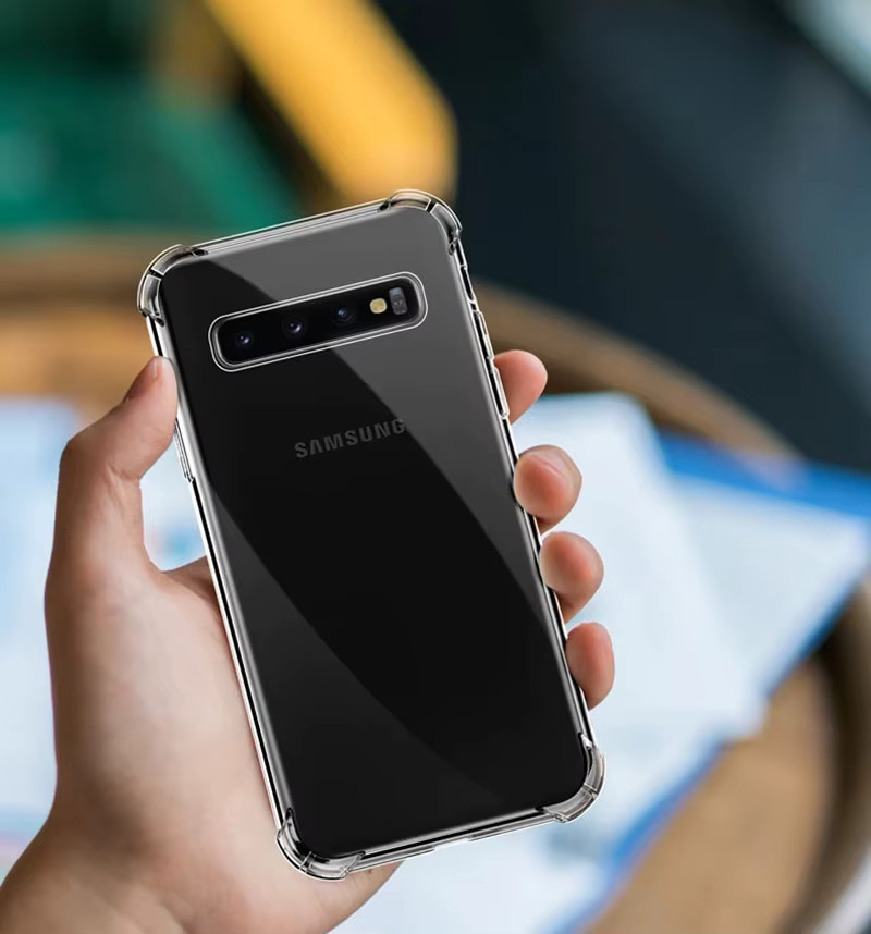 Stoßfeste transparente Silikon-Schutzhülle für Samsung Galaxy S20 FE S21 S22 S23 Ultra S9 S10 Plus S10E Note 9 10 20 - Bild 2