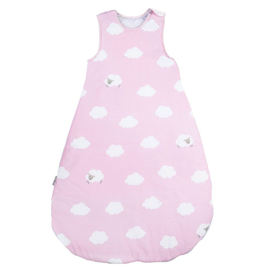 Roba Schlafsack Kleine Wolke in Rosa und Weiß, Größe 90 cm - Bild 1