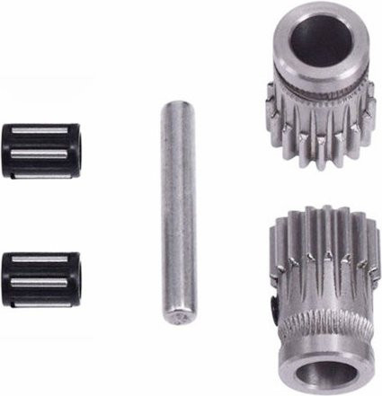 50 Stück Zahnrad-Lager aus Stahl als Zubehör für Flsun V400 3D-Drucker Extruder und Hotend in Silber - Bild 1