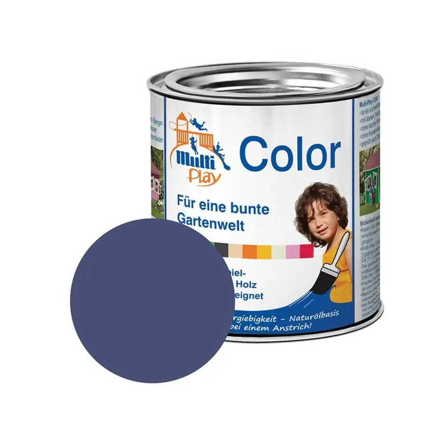 PROFI Multi-Play Color Holzfarbe Dunkelblau, 0,375 l, satin-matt - Bild 2