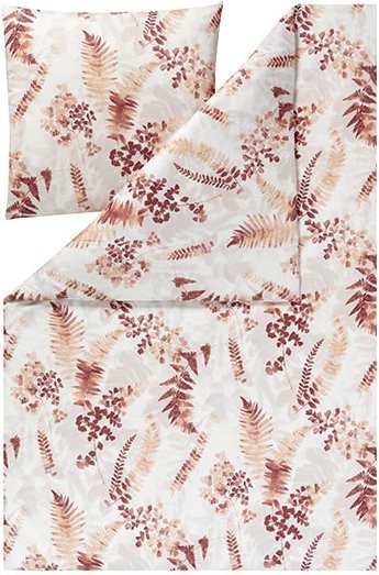 Estella Bettwäsche Nadja aus Baumwolljersey mit floralem Design in Weiß - Bild 1
