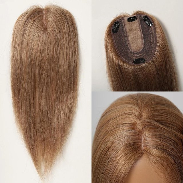 HAIRCUBE Echthaar-Topper, goldblond, Damen - Bild 1