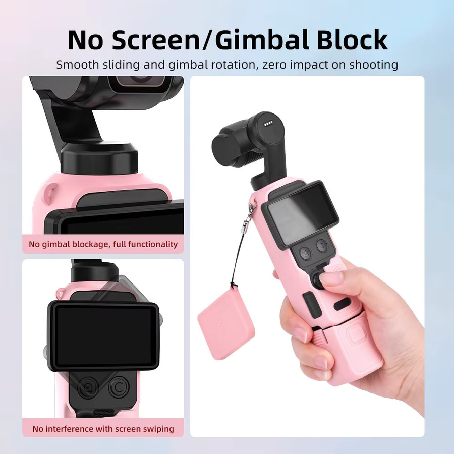 BRDRC Silikonhülle mit Objektivschutz für DJI Pocket 4 - Bild 2