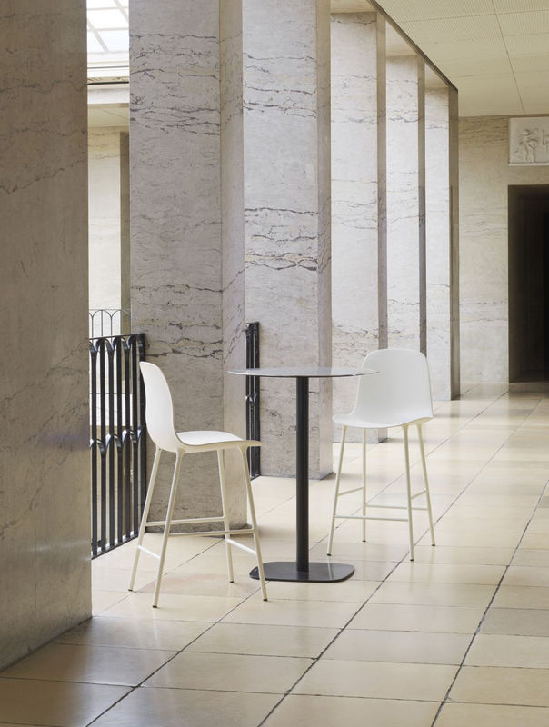 Normann Copenhagen Form Barstuhl aus Stahl in Weiß - Bild 3