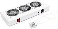 Triton Belüftungseinheit RAC-CH-X25-X1 in Weiß und Grau für RBA-xxx-A6 mit zwei Lüftern und Thermostat - Bild 1