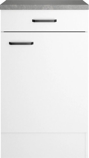 OPTIFIT Unterschrank Bonn214 Weiß mit 1 Schublade, B/T/H: 50 x 50 x 88 cm - Bild 1