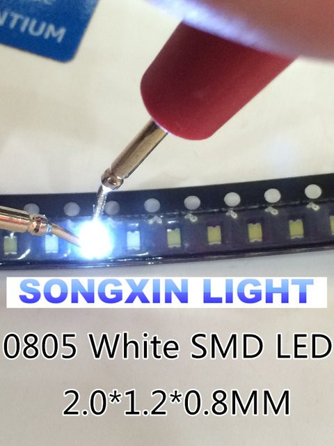 Xiasongxin SMD LED Set Weiß 3000 Stück Oberflächenmontage Superhelle Lichtemittierende Dioden - Bild 1