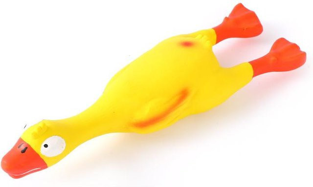 Pet Products My Schreiende Ente, Latex Spielzeug, gelb, 23cm - Bild 1