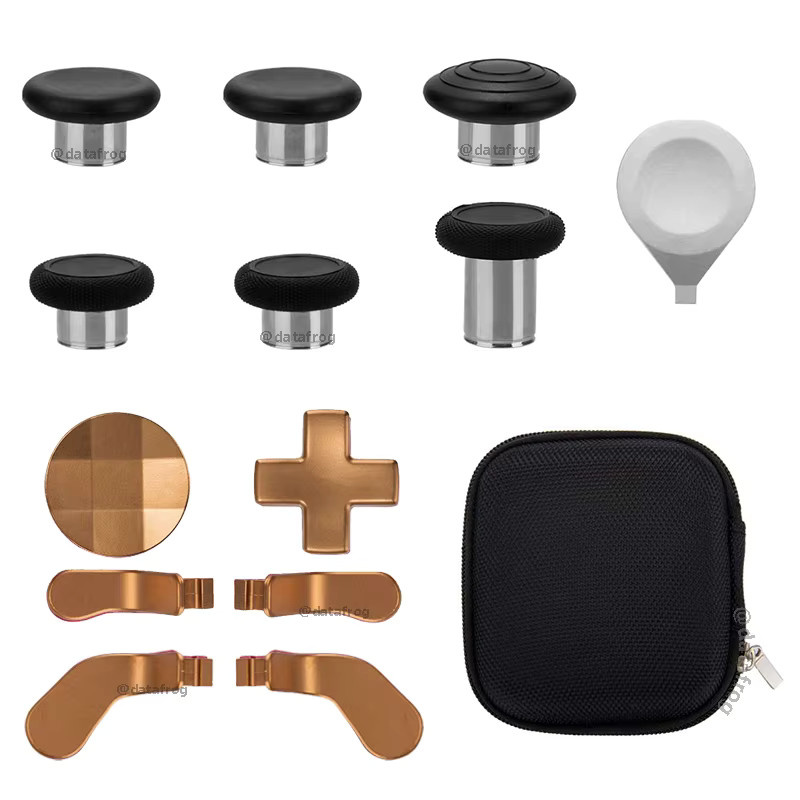 DATA FROG Ersatz-Thumbsticks und Trigger Paddles in Gold für Xbox One Elite Controller Serie 2 Reparatursatz - Bild 4