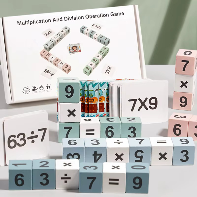 Datgo Montessori Mathe-Rechen-Puzzles, Lernspielzeug, Holz - Bild 3
