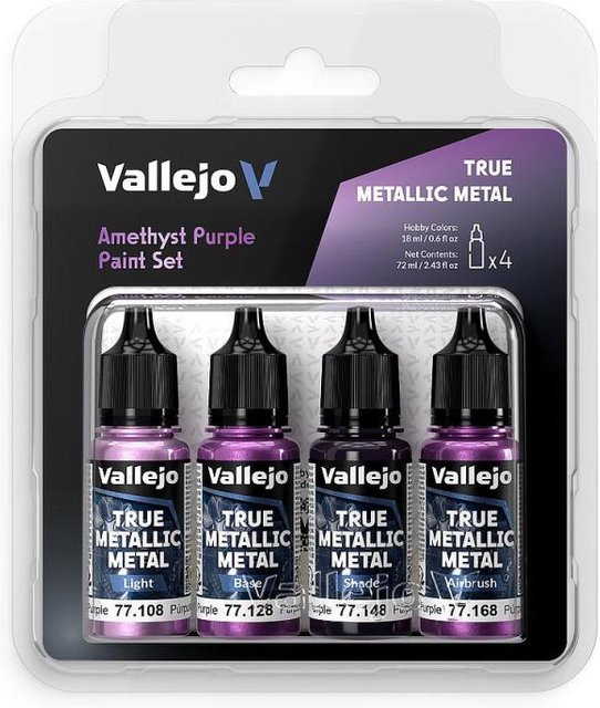 Vallejo Amethyst Lila, Farbset, 4 x 18 ml - Bild 1