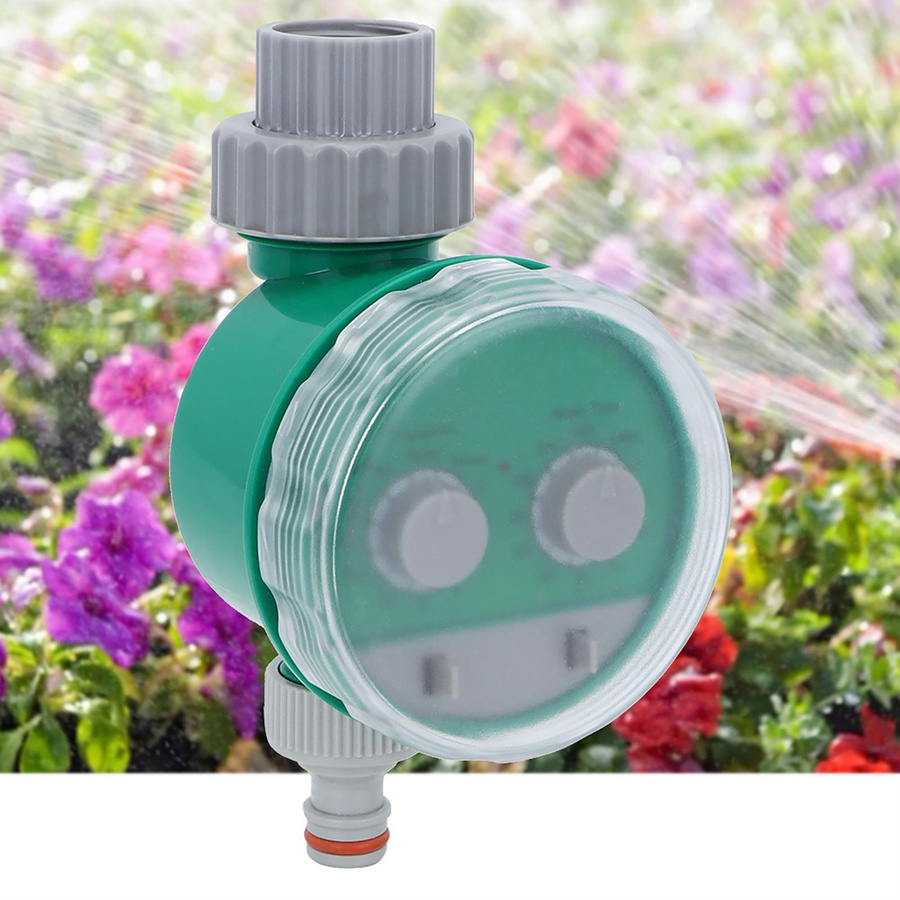 Elektronischer Bewässerungstimer mfySpace für deinen Garten, automatische Steuerung, schwarz - Bild 2