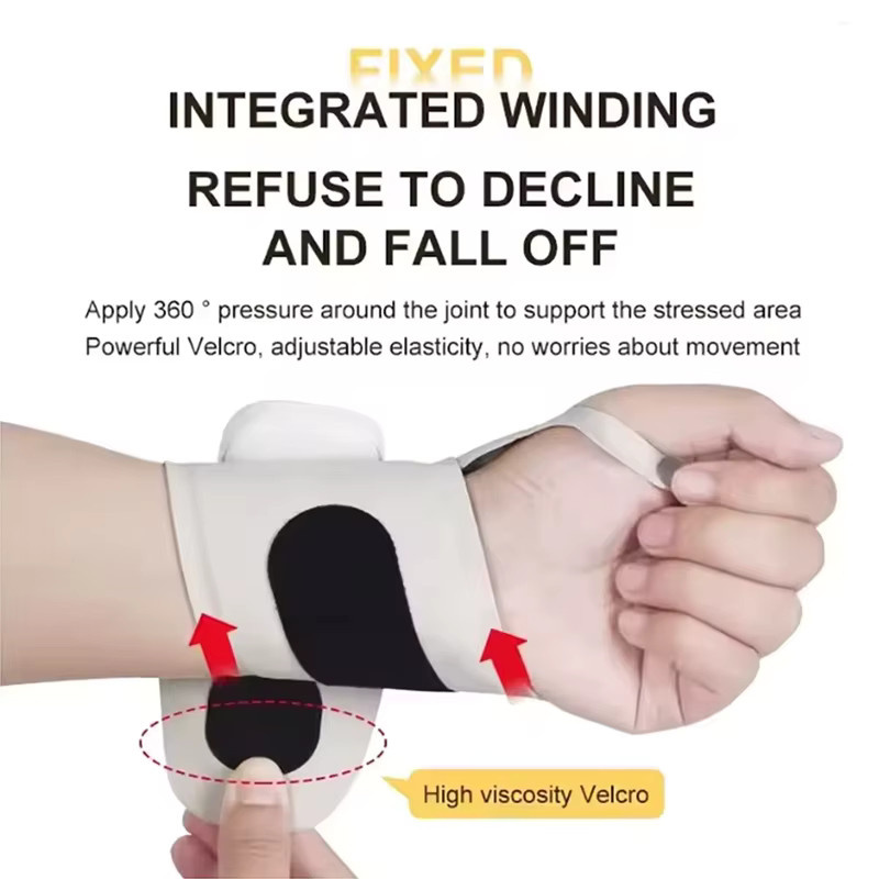 Windaily EMS Elektrisches Kabelloses Hand- und Handgelenk-Massagegerät, Weiß - Bild 3