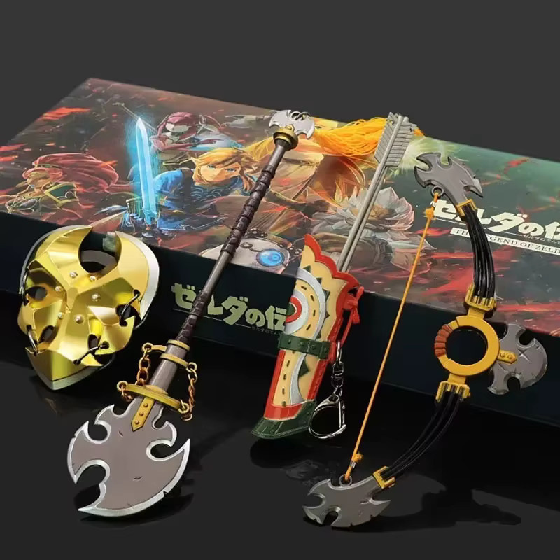 Bandai Zelda Breath Of The Wild Hot Savage Lynel Geschenkbox-Set, 3-teiliges Set, Metall, Bogen-Speer-Modell Spielzeug - Bild 2