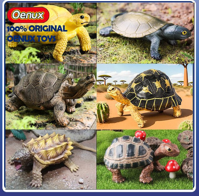Oenux Simulations-Schildkröten-Set, Figuren und Puppen, Bunt / Mehrfarbig - Bild 1