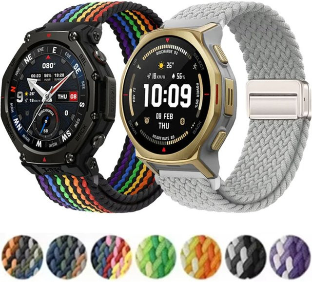 Amazfit Uhrenarmband Nylon, 20/22 mm, Unisex, Multicolour - Bild 1