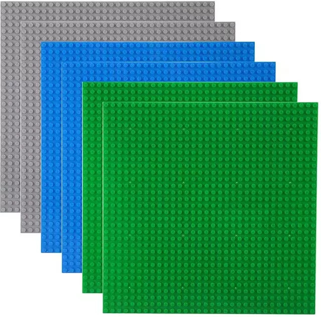 Haifeng Klassische Grundplatten Blöcke, Kunststoff, Grau, Bunt / Mehrfarbig, Zubehör - Bild 1