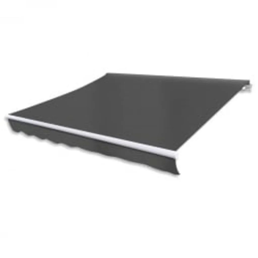 Furnicato Gelenkarmmarkise motorisiert in Anthrazit mit Aluminiumgestell und Polyesterstoff, Breite: 600 cm - Bild 2
