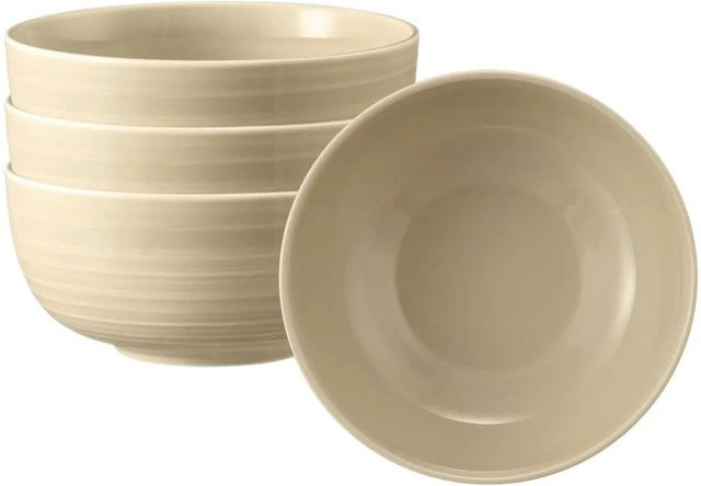 Seltmann Weiden Müslischalen Terra 4er Set in Beige und Braun mit Durchmesser: 15 cm - Bild 1