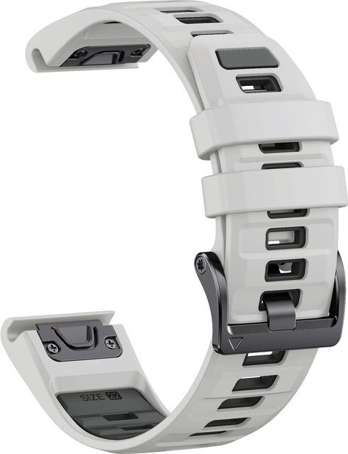 MY-CASE Uhrenarmband Silikon, Weiß, Unisex - Bild 1