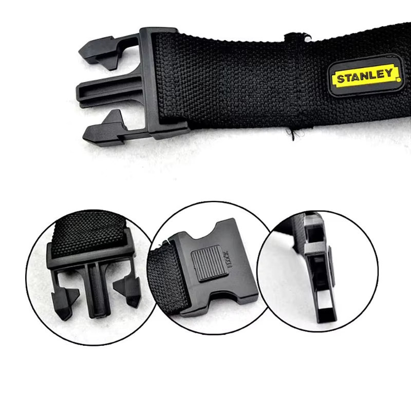 Stanley Toolkit-Gürtel 96-258-23 mit Schnellverschluss-Schnalle in Schwarz, robuster und verstellbarer Werkzeugtaschengürtel - Bild 3
