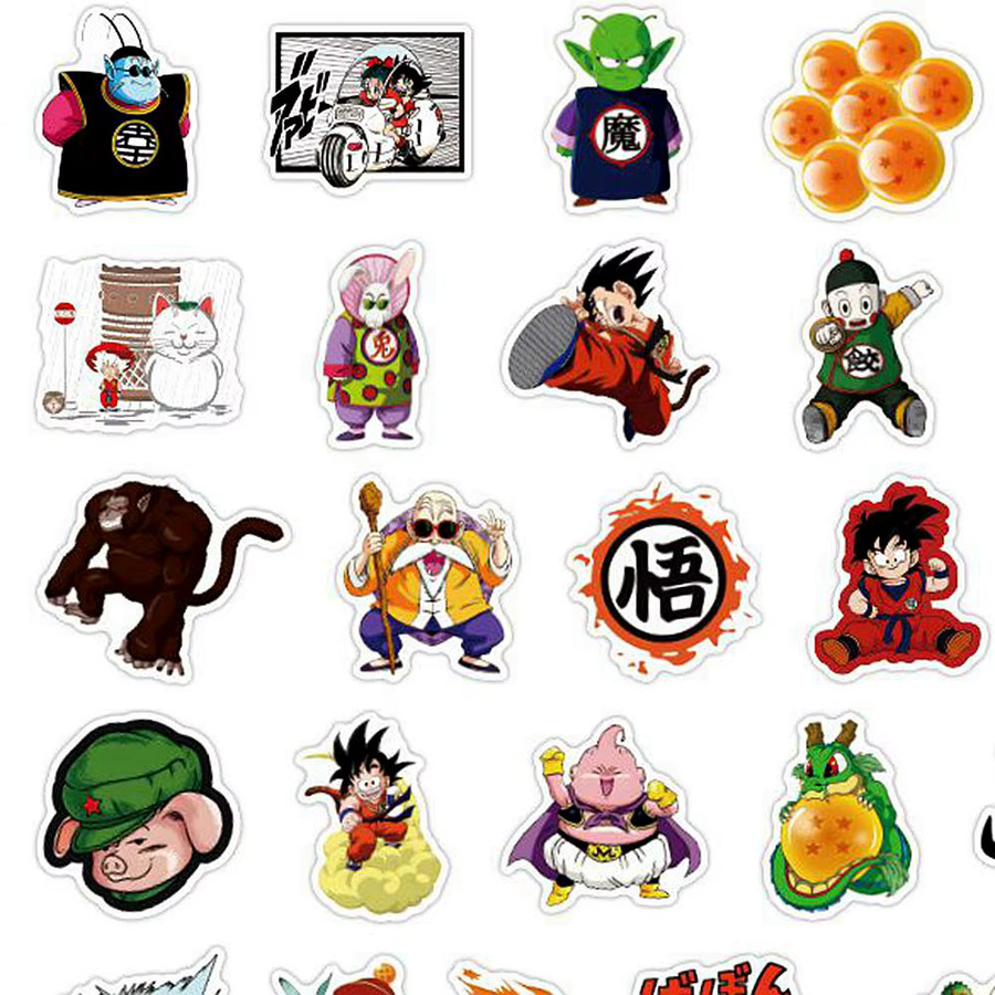 Bandai Dragon Ball Z Anime-Aufkleber, Bunt / Mehrfarbig - Bild 2