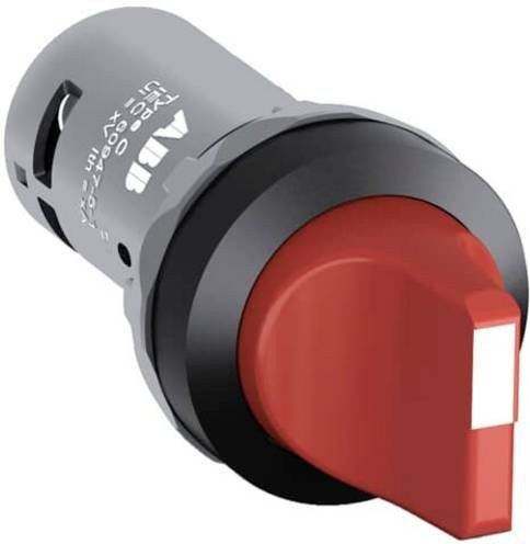 ABB Wahlschalter C2SS1-10R-11 mit 2 Schaltpositionen in Rot IP67/IP69K - Bild 1