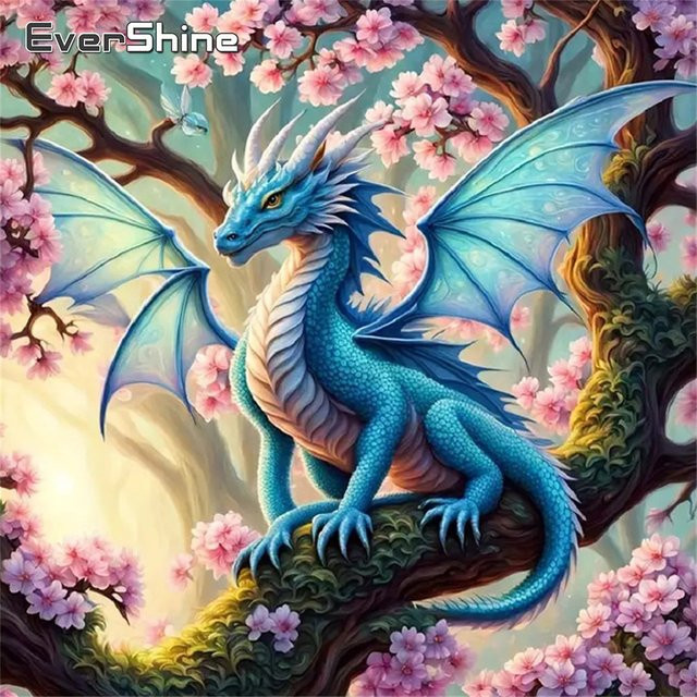 Evershine Dinosaurier Tier Malerei, DIY Diamant Stickerei Mosaik - Bild 1