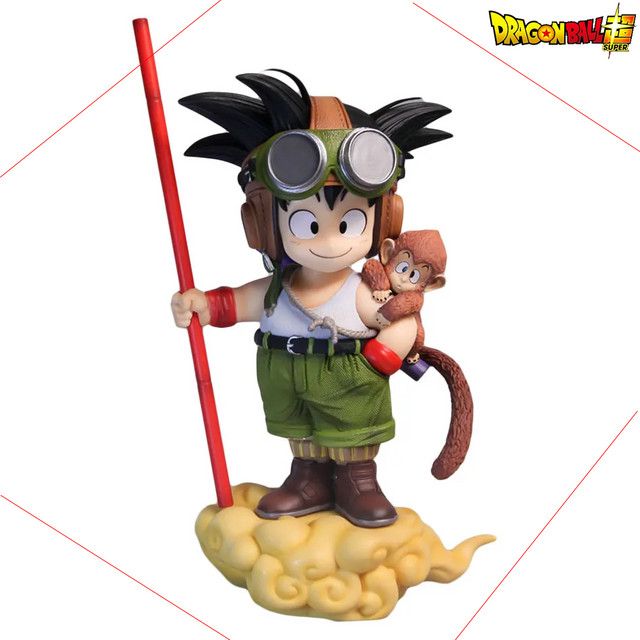 Bandai Dragon Ball Son Goku und Affe Kid Goku Anime Figur aus PVC, Multicolor, Höhe: 16 cm - Bild 1