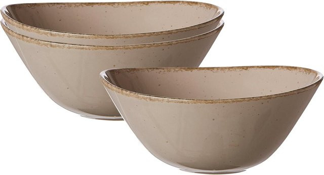 Ritzenhoff & Breker Servierschalen Casa, 3er Set, Beige, Keramik, B: 16,5 cm, T: 19 cm - Bild 1
