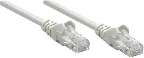 Intellinet RJ45 Patchkabel CAT 6 S/FTP Ethernet LAN Kabel Grau, Länge: 1.50 m - Bild 1