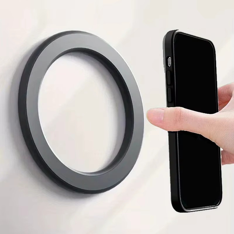 WSSHE Magnetischer Telefonringhalter und Metallring-Ständer in Orange, kompatibel mit MagSafe Wandhalterung für iPhone 17/16 - Bild 3