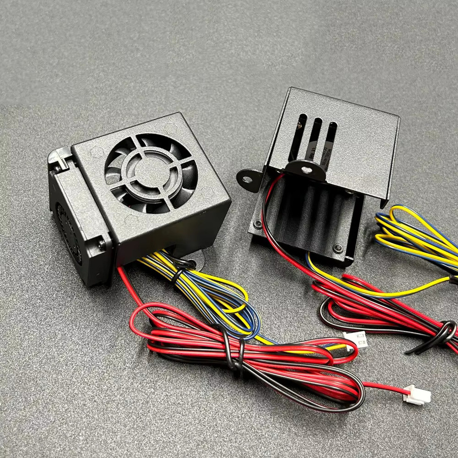 Komplettes HotEnd-Upgrade-Kit mit J-Kopf-Extruder und Lüfter für Ender-3 und CR-10 3D-Drucker, 12 V/24 V, 40 W, Schwarz - Bild 3