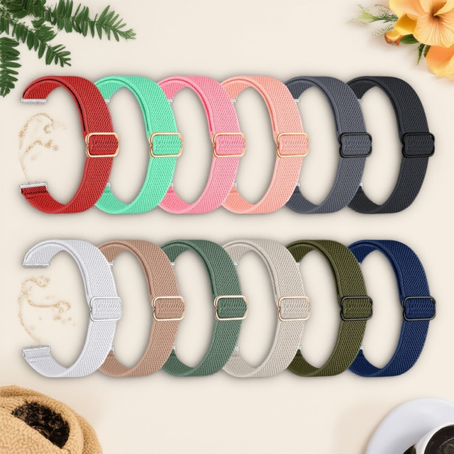 fiterme Uhrenarmband Nylon, elastisch, Samsung Watch Fit3, Unisex - Bild 1