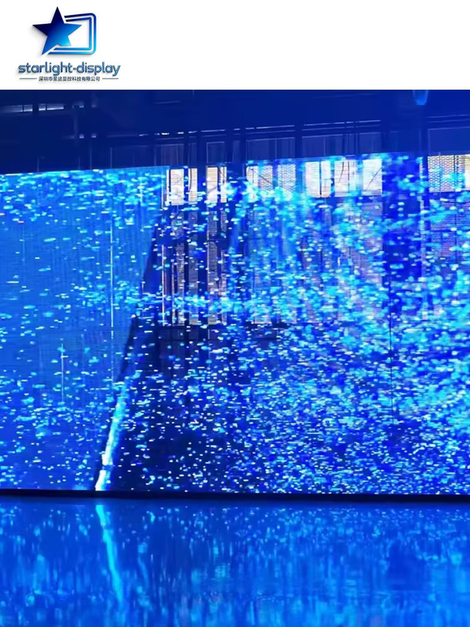 Transparente LED-Panel-Display Wand mit 80 % Transparenz P3.9 - Bild 2