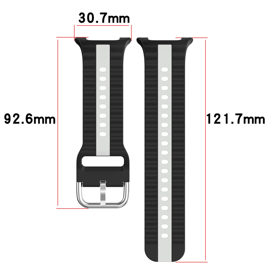 Uhrenarmband Silikon, zweifarbig, Samsung Galaxy Watch 8, Unisex - Bild 2