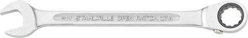 Stahlwille Maul-Ringratschenschlüssel OPEN RATCH 7/16 in Silber - Bild 1