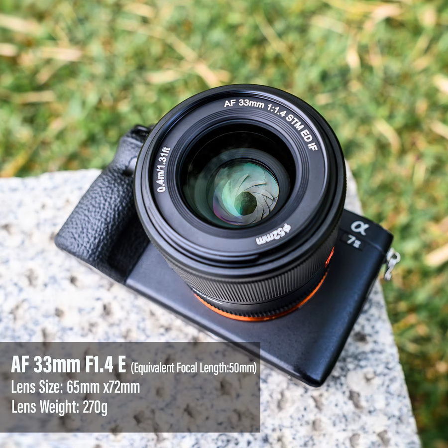 Viltrox Autofokus Prime Objektiv F1.4 für Sony E-Mount, Schwarz - Bild 1