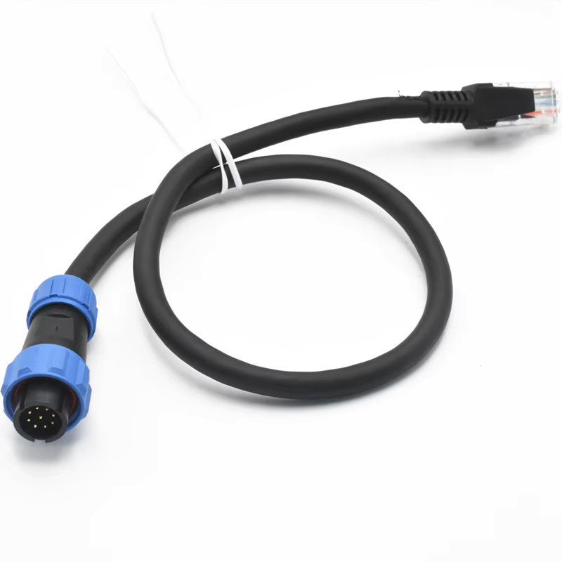 Wasserdichter Kabelstecker SP17 IP68 Outdoor Steckverbinder in Blau - Bild 6