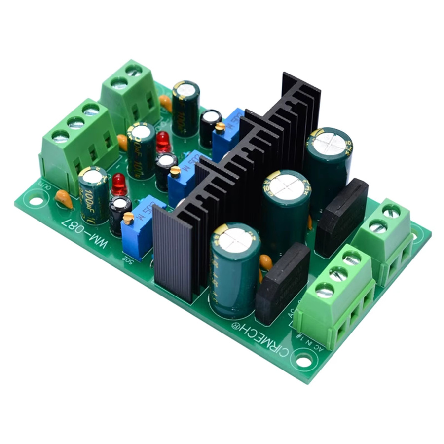 Einstellbares Step-Down Buck-Spannungswandler Modul LM317 LM337 Spannungsstabilisator Power Board in Grün - Bild 3
