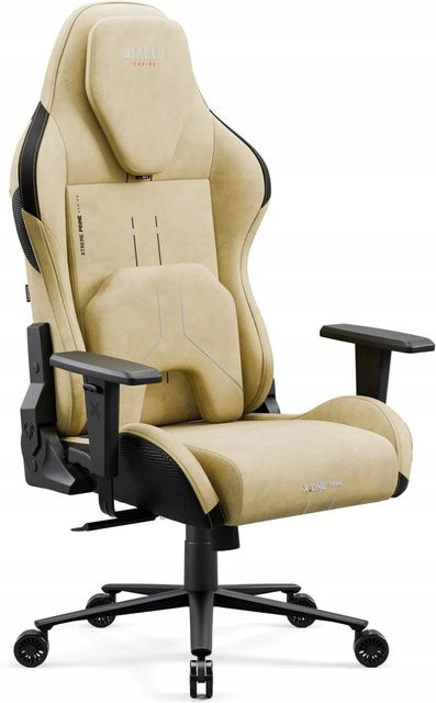 DIABLO CHAIRS Ergonomischer Gaming-Sessel X.ONE PRIME aus Stoff in Broken Gold - Bild 1