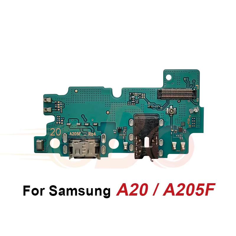 Samsung USB-C Ladeanschluss Dock Connector und Flex Kabel für Galaxy A20, A20S, M12, M14, A21S, A215, A30S, A307 in Grün - Bild 2