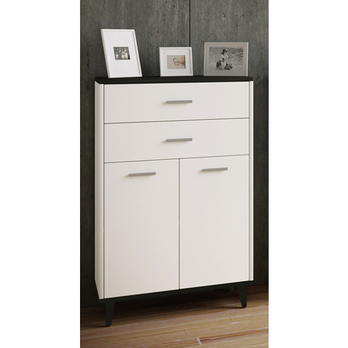 VCM Seitenschrank Landos in Grau und Anthrazit, B/H/T: 60 x 97,1 x 28 cm - Bild 2