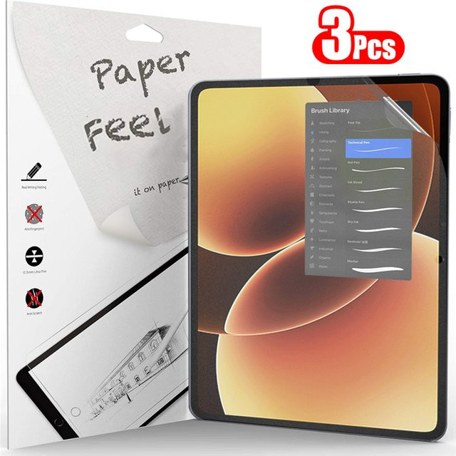 3 Stück Displayschutzfolie mit Papiergefühl für Xiaomi Pad 8 Pro 11.2, transparent - Bild 1