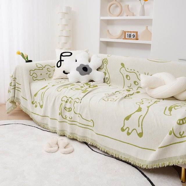 Universelles High-End Sofa-Handtuch aus Chenille als Kratzschutzdecke für Katzen, B/B: 180 x 130 cm - Bild 1
