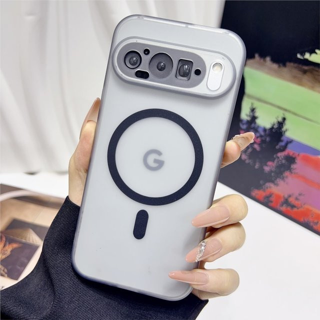 Magnetische Hülle für Google Pixel 10 Pro XL 9 8 7 6 A in mattem transluzentem Design mit kabelloser Ladefunktion, Multicolor - Bild 1