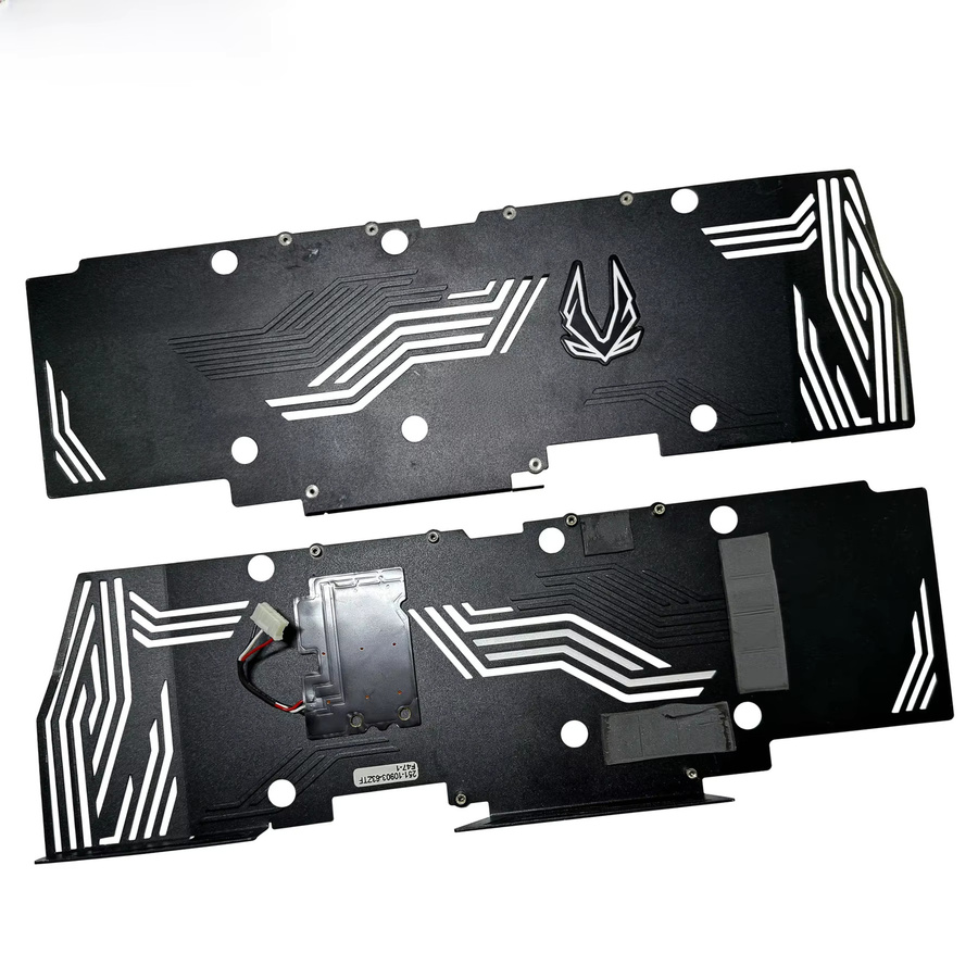 Zotac Ersatz Rückplatte für RTX 3080 und RTX 3090 Trinity OC Grafikkarten in Schwarz - Bild 3