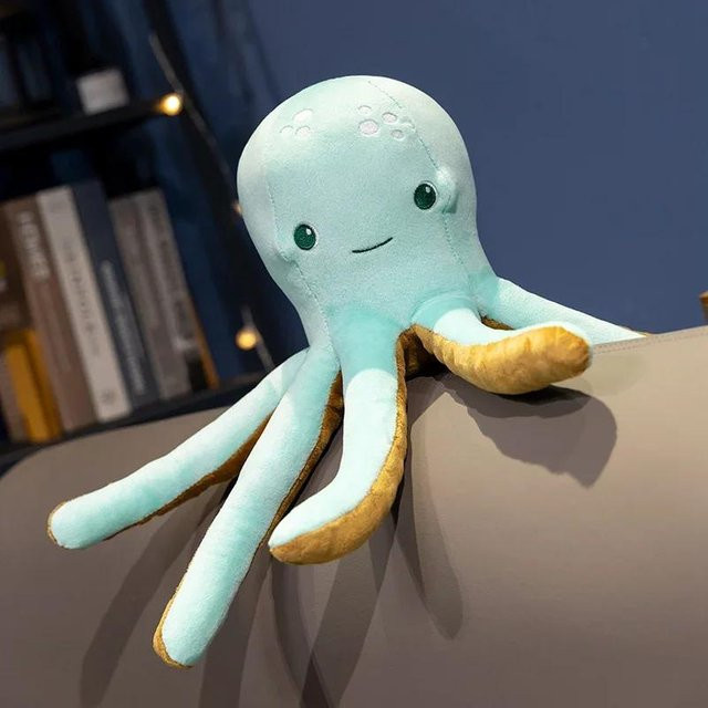 Kidsly Octopus Plüsch Spielzeug, Blau, ab 14 Jahre - Bild 1
