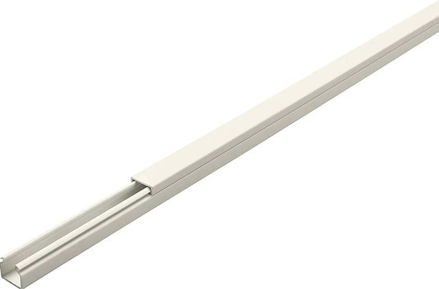 ASS Leitungsführungskanal aus PVC in Alpinweiß, B/H: 18 mm x 30 mm, Länge: 2 m - Bild 1