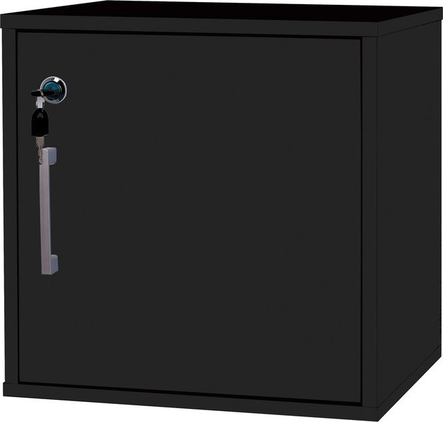 HTI-Line Möbeltresor Malin in Schwarz, B/T/H: 29,0 x 34,0 x 34,0 cm - Bild 1